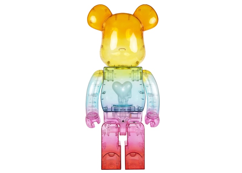 Lookbook Bearbrick x Emotionally Unavailable 漸變愛心 1000% 多色