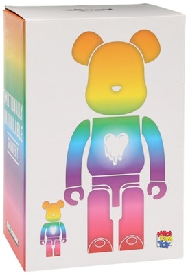 Bearbrick x Emotionally Unavailable Gradient Heart 100% & 400% Set Multi Shop Bearbrick x Emotionally Unavailable Gradient Heart 100% & 400% Set Multi