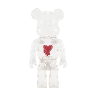 Bearbrick Emotionally Unavailable Red Heart 1000% Clear