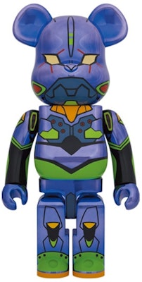 Bearbrick x Evangelion Unit 1 1000% 'Chrome' Buy Bearbrick x Evangelion Unit 1 1000% 'Chrome'
