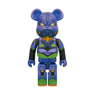 Bearbrick Evangelion Unit 1 1000% 'Chrome'