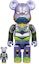 Buy Bearbrick x Evangelion Unit 1 100% & 400% Set 'Chrome'