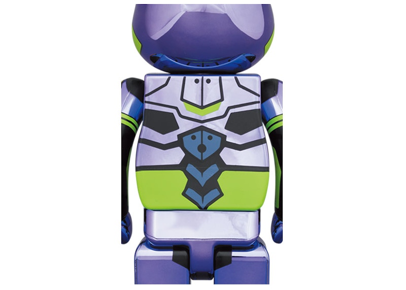 Lookbook ベアブリック エヴァンゲリオン初号機 クロームVer. 100%&400%
