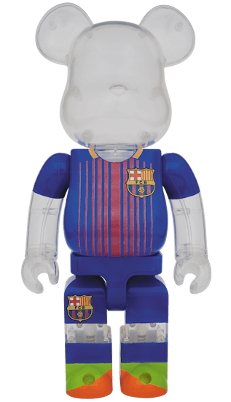 Bearbrick x FC Barcelona 1000% 'Multi'