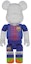 Order Bearbrick x FC Barcelona 100% & 400% Set 'Clear Navy'