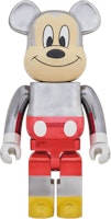 Bearbrick x fragment design Mickey Mouse Warna Versi 1000% Perak Buy Bearbrick x fragment design Mickey Mouse Warna Versi 1000% Perak