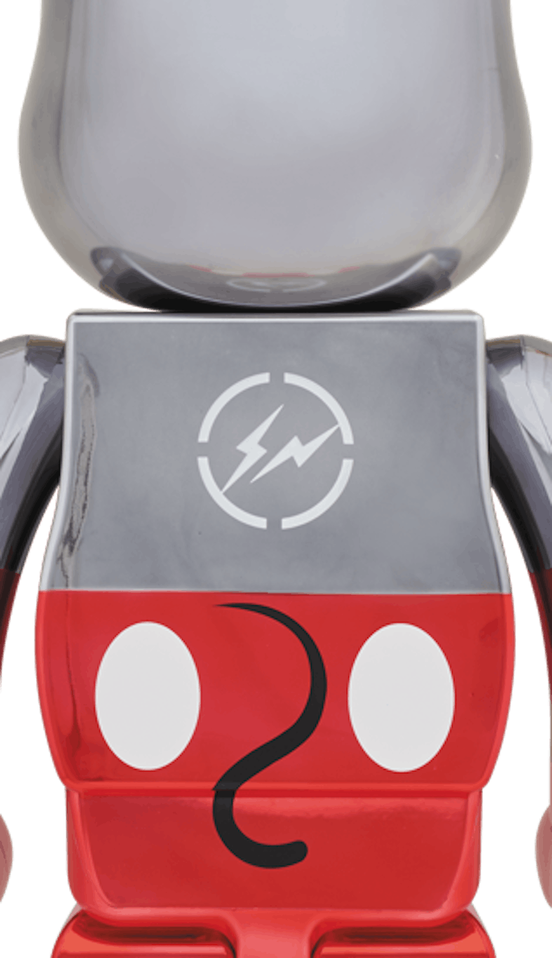 Order Bearbrick x fragment design Mickey Mouse Warna Versi 1000% Perak