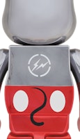 Bearbrick x fragment design Mickey Mouse Warna Versi 1000% Perak Order Bearbrick x fragment design Mickey Mouse Warna Versi 1000% Perak