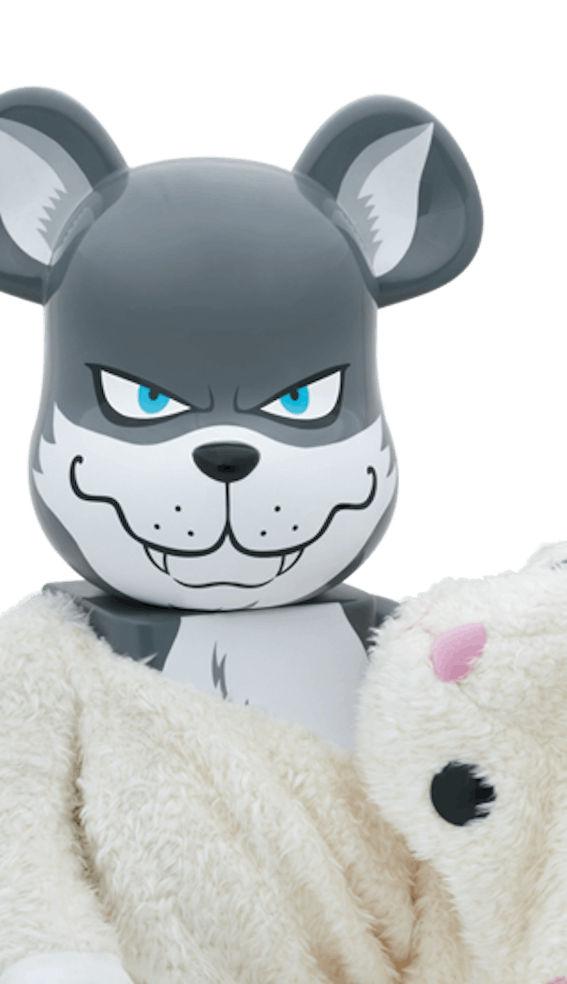 Order Bearbrick x fragment design World Wide Tour 2 Kelinci 1000% Putih