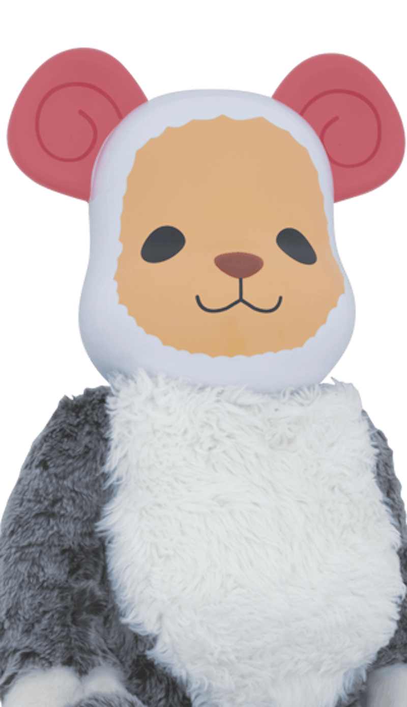 Order Bearbrick x fragment design World Wide Tour 2 Reverse Model 1000% Multi warna.