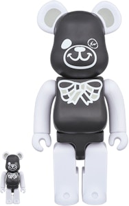 Bearbrick x 共济会 x Fragment 100% & 400% 组合 '黑色' Buy Bearbrick x 共济会 x Fragment 100% & 400% 组合 '黑色'