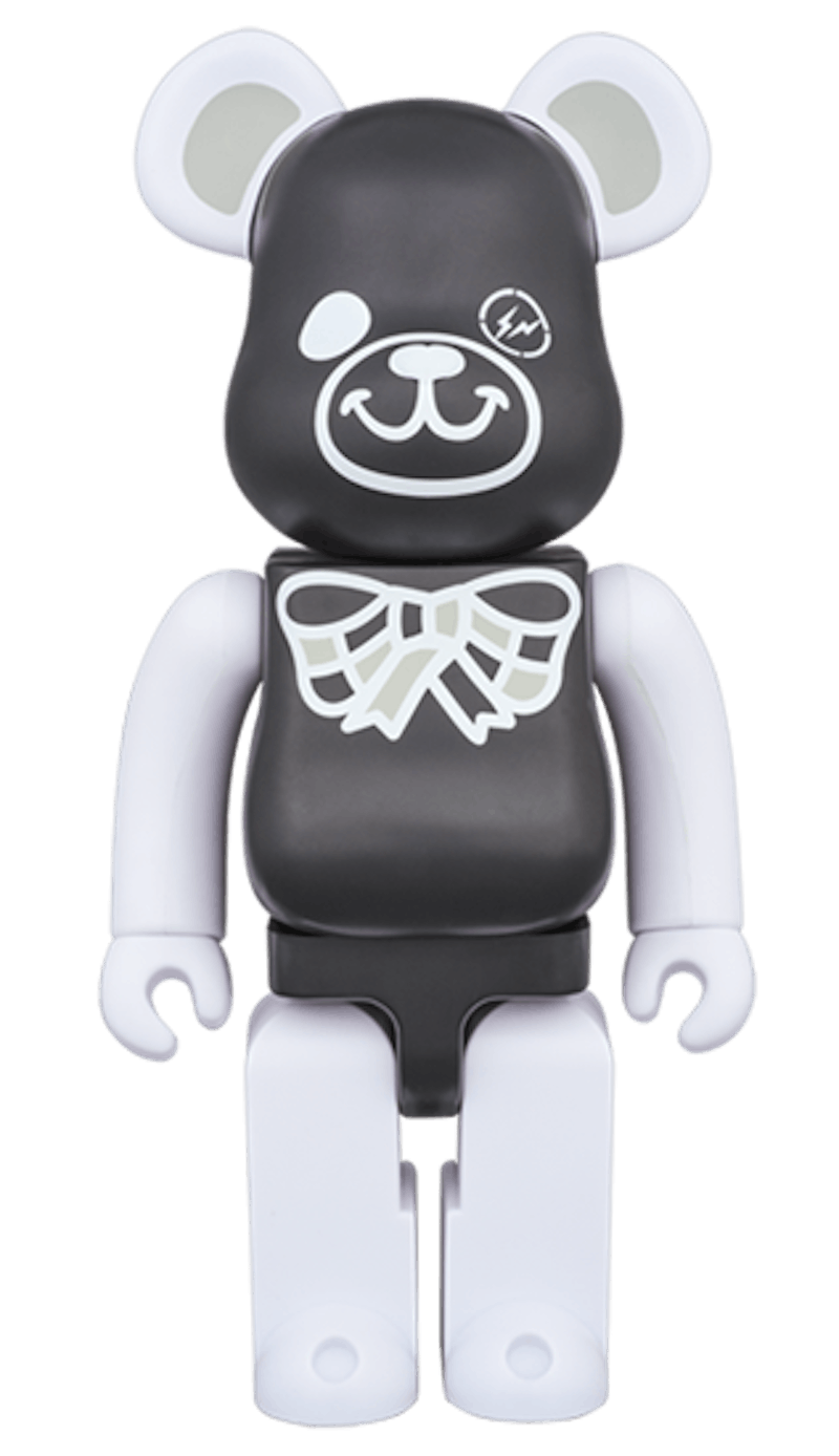 Order ベアブリック×フリーメイソン×フラグメント 100%&400% 黒
