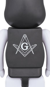 Bearbrick x 共济会 x Fragment 100% & 400% 组合 '黑色' Lookbook Bearbrick x 共济会 x Fragment 100% & 400% 组合 '黑色'