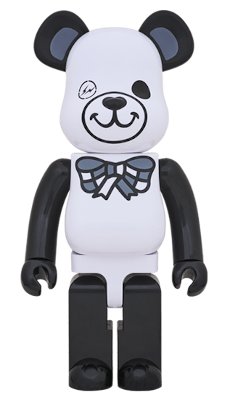 Bearbrick Freemasonry fragment 1000% White