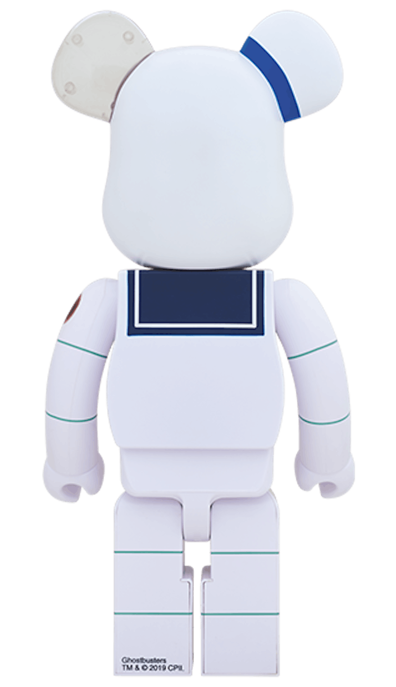 Order Bearbrick x Ghostbusters Stay Puft Marshmellow Man Angry Face 1000% White