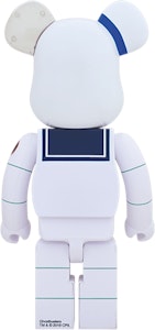 Bearbrick x Ghostbusters Stay Puft Marshmallow Man Muka Marah 1000% Putih Order Bearbrick x Ghostbusters Stay Puft Marshmallow Man Muka Marah 1000% Putih