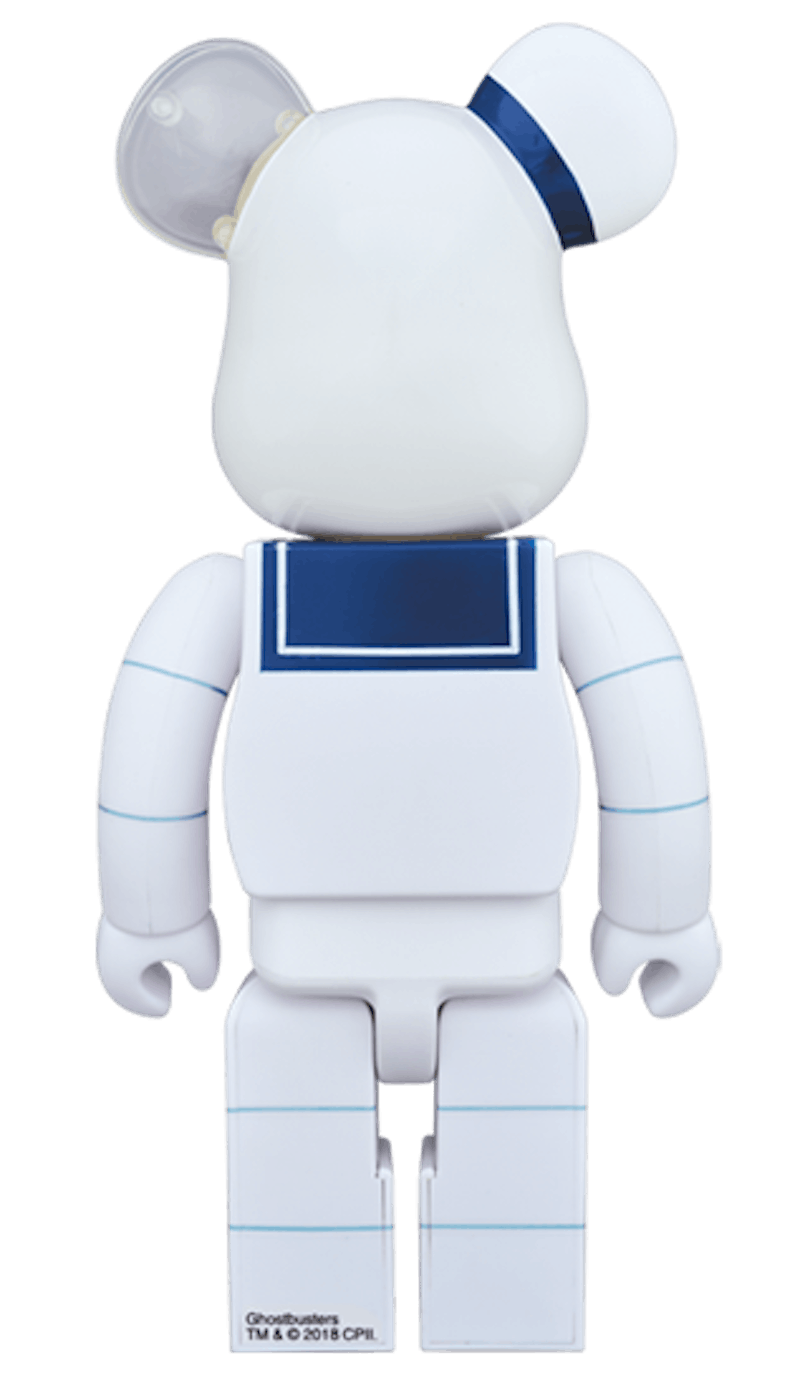 Order Bearbrick x Cazafantasmas Stay Puft Hombre Malvavisco 1000% Blanco