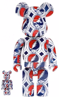 Bearbrick x Grateful Dead (Steal Your Face) 100% & 400% Set Bearbrick x Grateful Dead (Steal Your Face) 100% & 400% Set