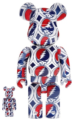 Bearbrick x Grateful Dead (Steal Your Face) Set 100% y 400% Buy Bearbrick x Grateful Dead (Steal Your Face) Set 100% y 400%