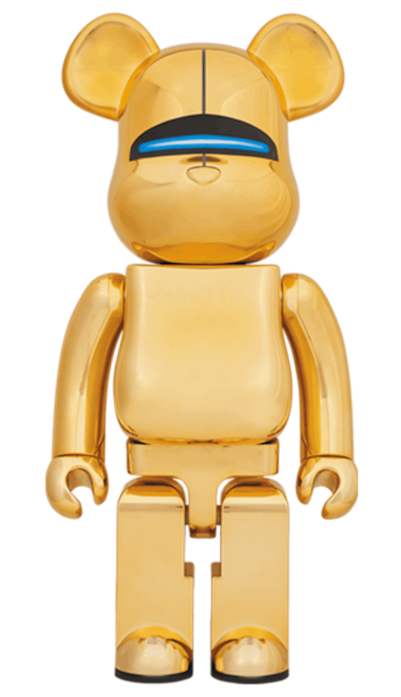 Buy Bearbrick x Hajime Sorayama Sexy Robot Emas 1000%