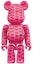 Order Bearbrick x Hide Pink Heart 100% & 400% Set