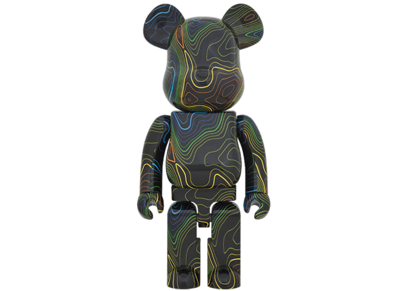 Bearbrick x Hypebeast 1000% 'Black Multicolor'