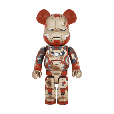 Bearbrick Iron Man Mark XLII Damaged 1000% Multi