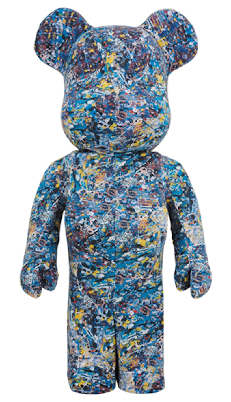Buy Bearbrick x Jackson Pollack Studio 1000% Multi Warna
