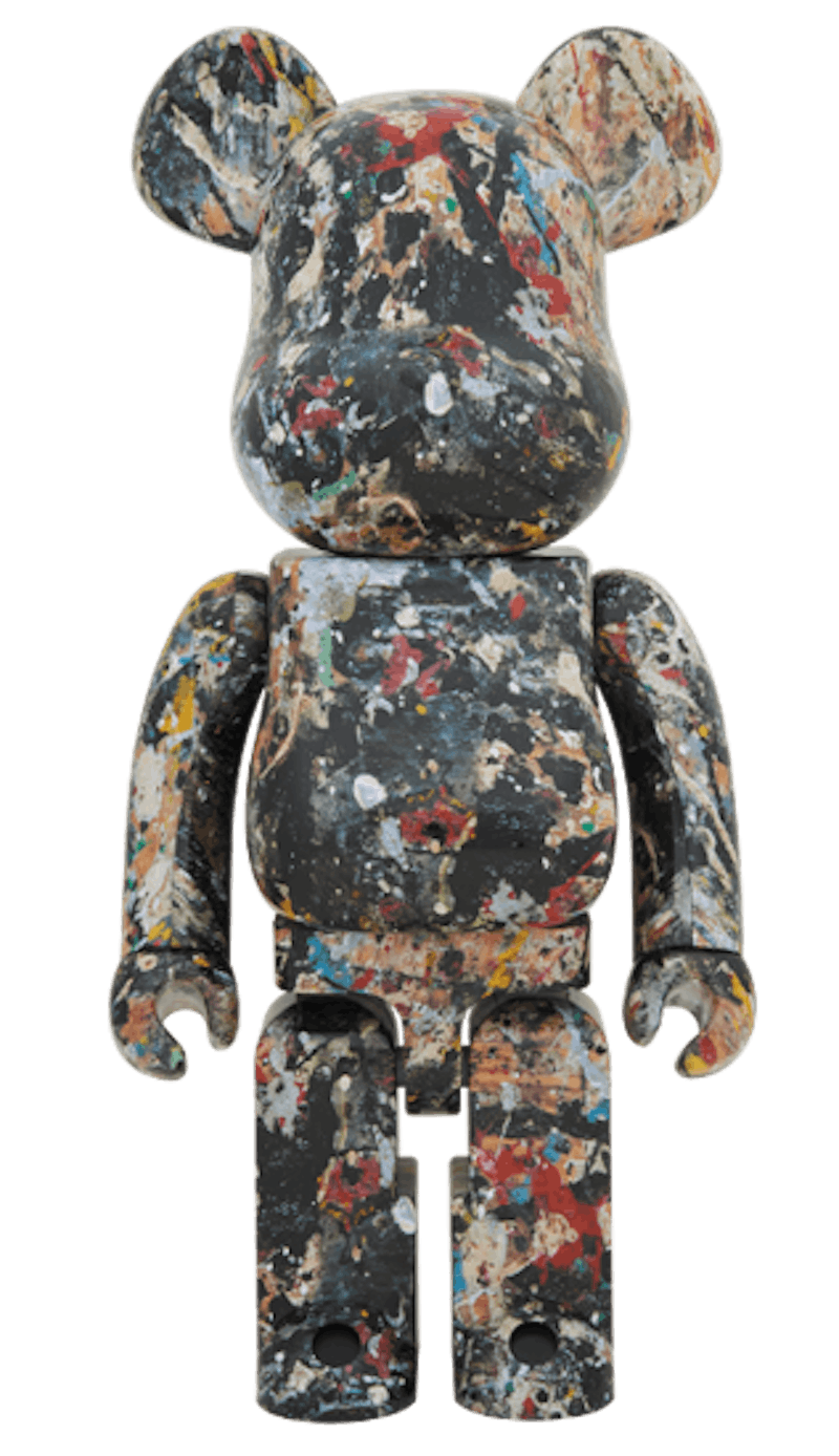 Bearbrick x Jackson Pollack Studio Version 2.0 1000% Multi