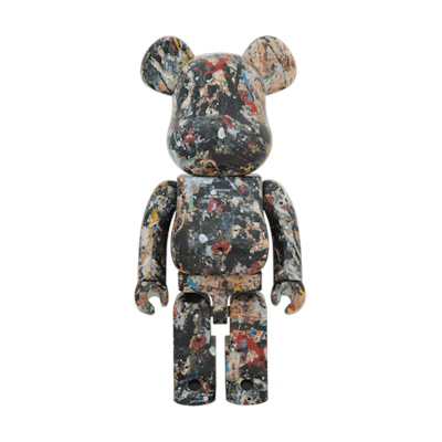 Bearbrick Jackson Pollack Studio Version 2.0 1000% Multi
