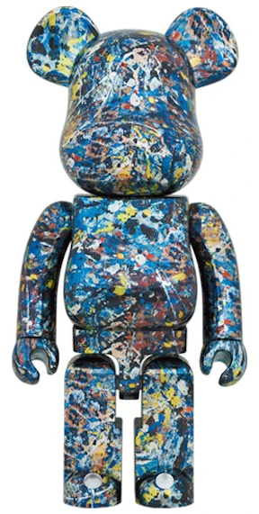 bearbrick-x-jackson-pollock-studio-1000-chrome