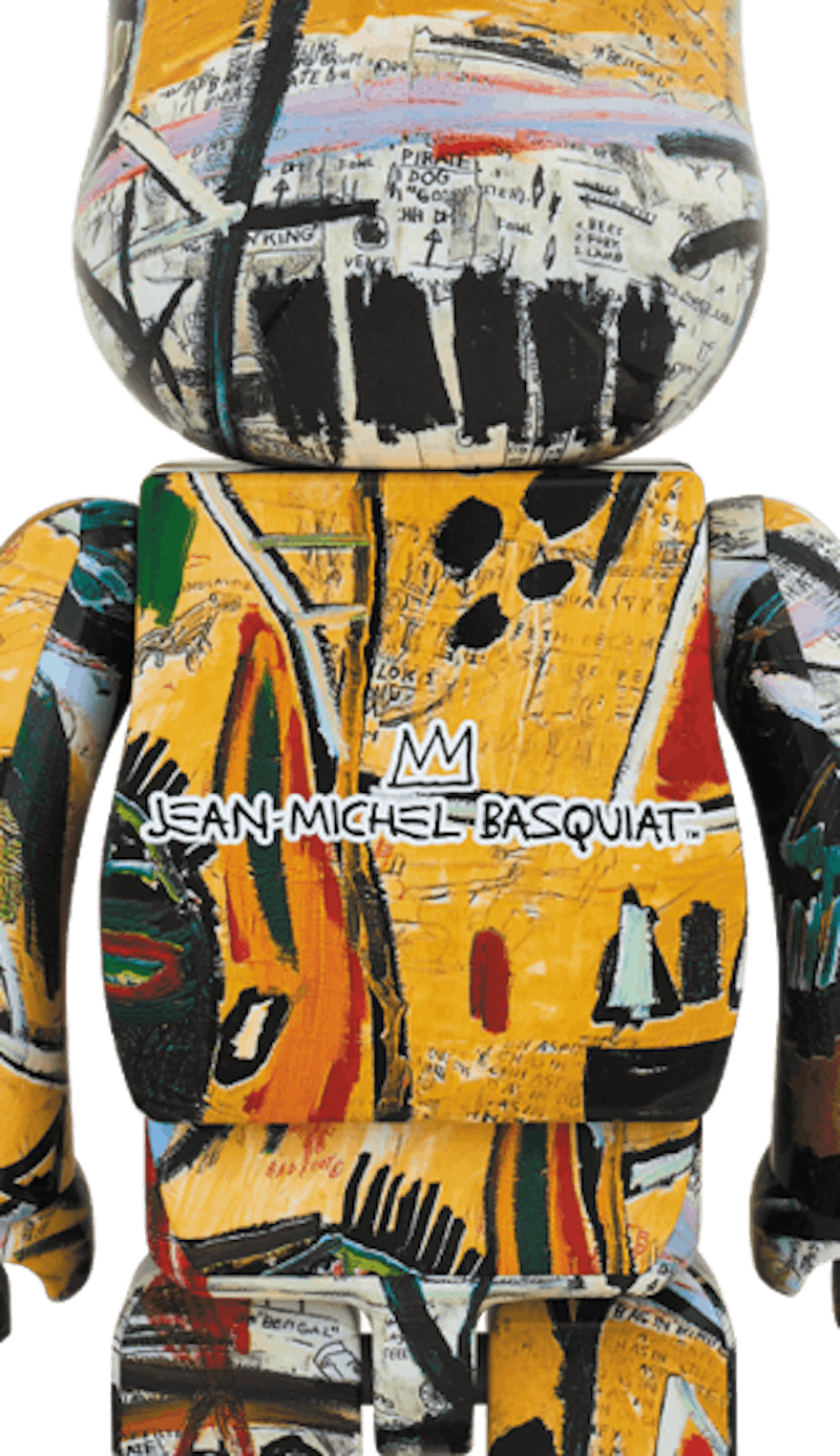 Order ベアブリック x バスキア #1 1000% イエロー
