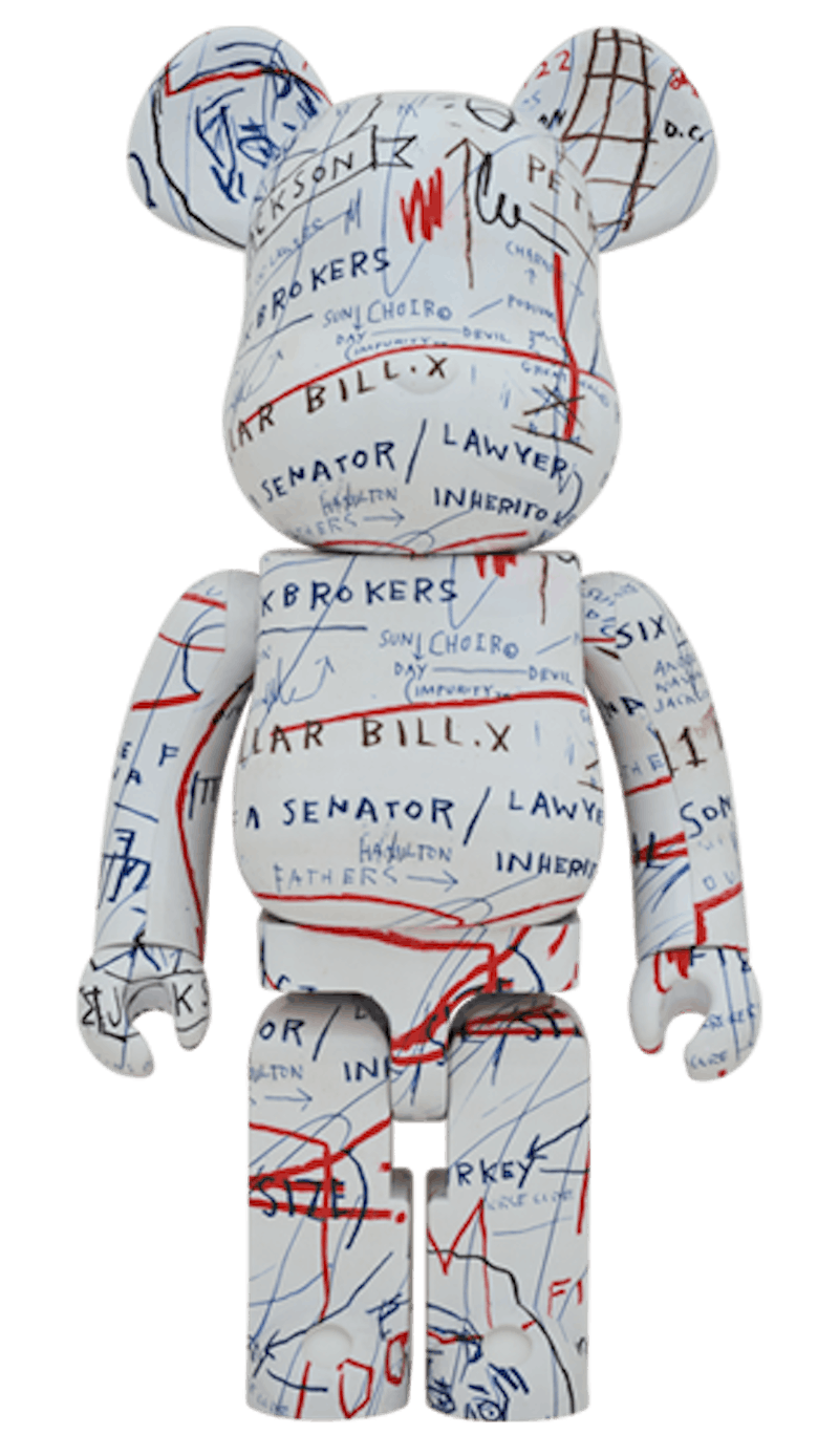 Buy Bearbrick x Jean-Michel Basquiat #2 1000% 'Blanco'