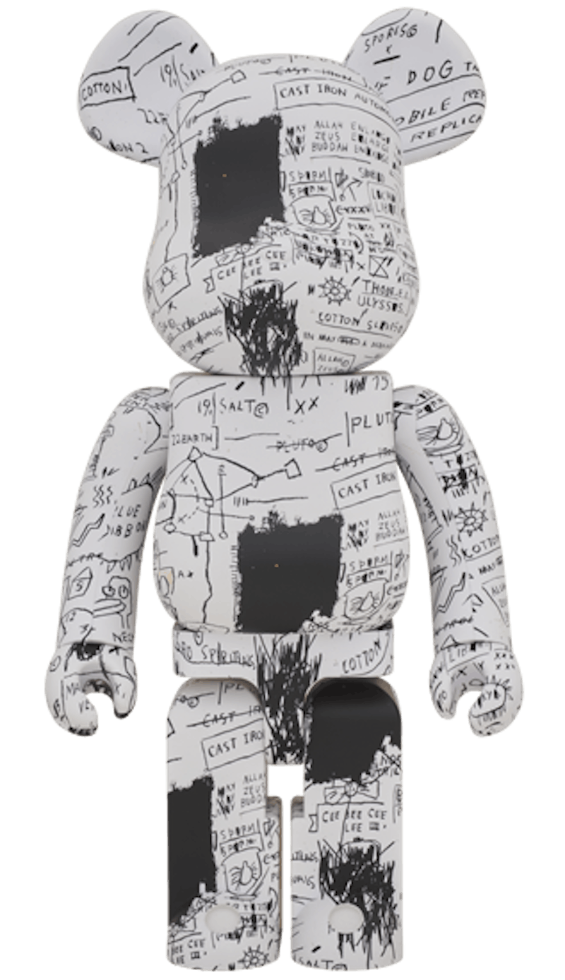 Bearbrick x Jean-Michel Basquiat #3 1000% 'White'