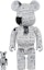 Buy Bearbrick x Jean-Michel Basquiat #3 100% & 400% Set 'White'
