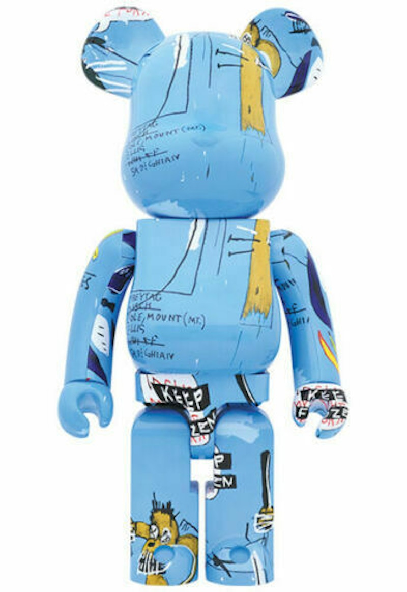 Bearbrick x Jean-Michel Basquiat #4 1000% 'Blue'