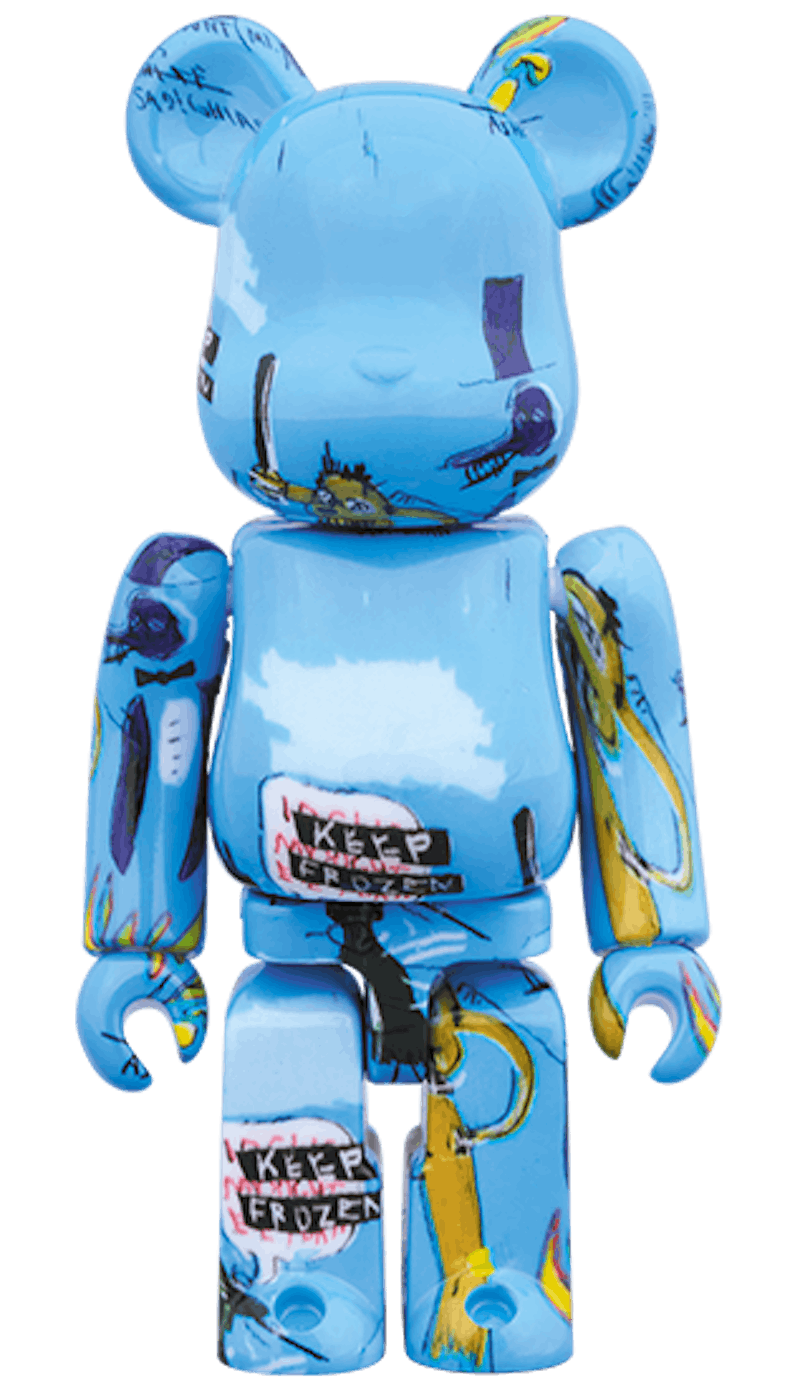 Order ベアブリック×バスキア #4 100%&400%セット(青)
