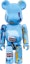 Order Bearbrick x Jean-Michel Basquiat #4 100% & 400% Set 'Blue'