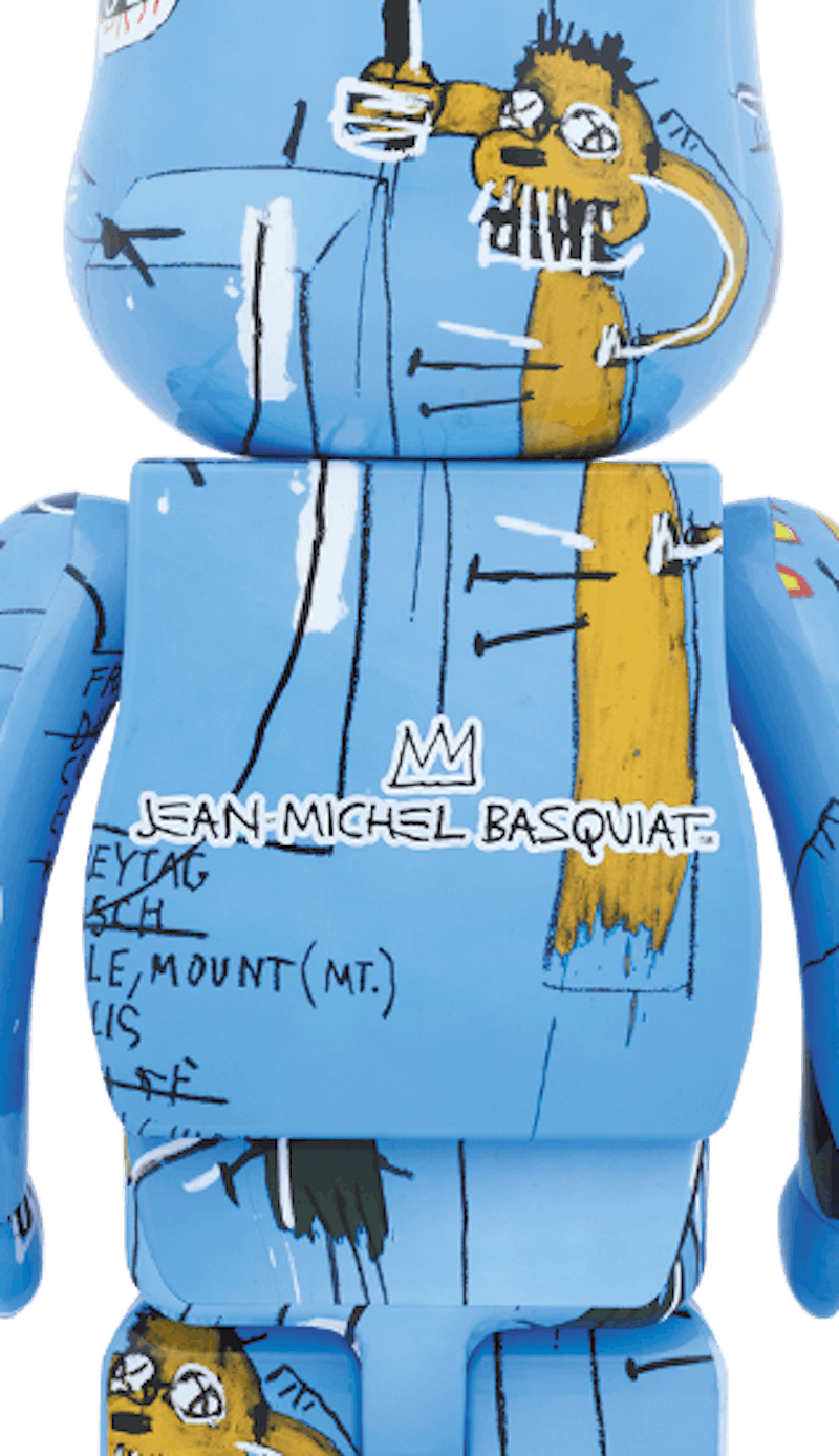 Lookbook ベアブリック×バスキア #4 100%&400%セット(青)
