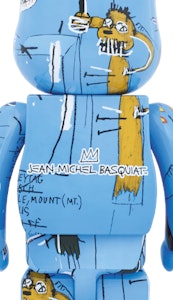 Bearbrick x Jean-Michel Basquiat #4 100% & 400% Set 'Biru' Lookbook Bearbrick x Jean-Michel Basquiat #4 100% & 400% Set 'Biru'