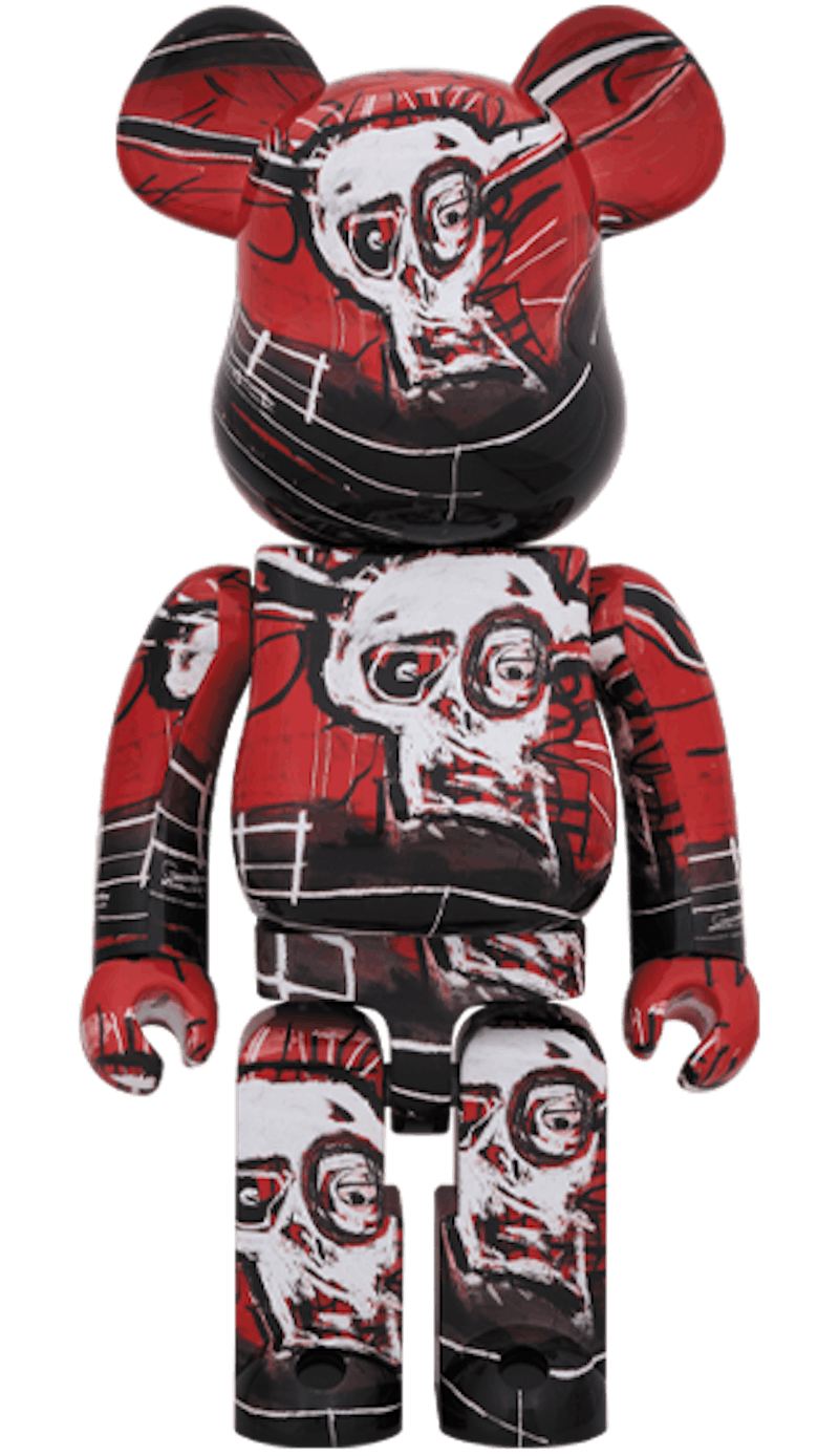 Bearbrick x Jean-Michel Basquiat #5 1000% 'Red'