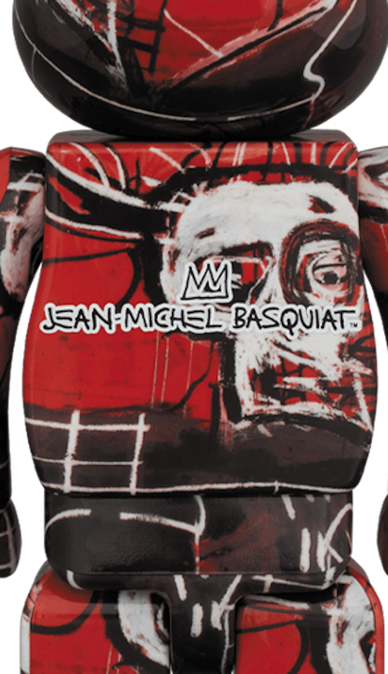 Order 베어브릭 x 장 미쉘 바스키아 #5 100%&400% 레드 세트 
