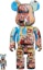 Buy Bearbrick x Jean-Michel Basquiat #6 100% y 400% Set 'Multi'
