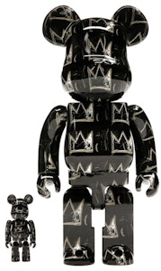 Bearbrick x Jean-Michel Basquiat #8 100% y 400% Set 'Negro' Buy Bearbrick x Jean-Michel Basquiat #8 100% y 400% Set 'Negro'