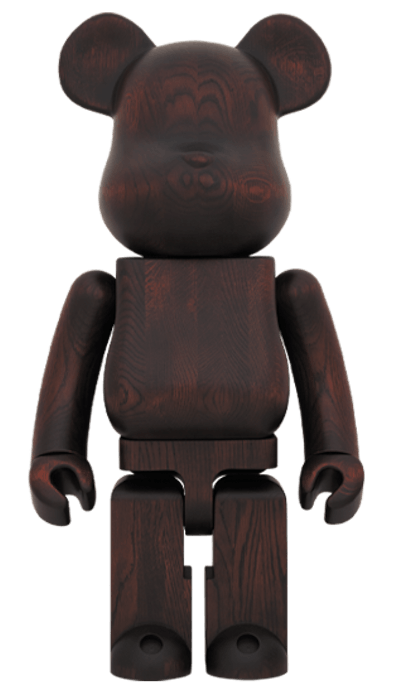 Bearbrick x Karimoku 1000% 'Rosewood Paint'