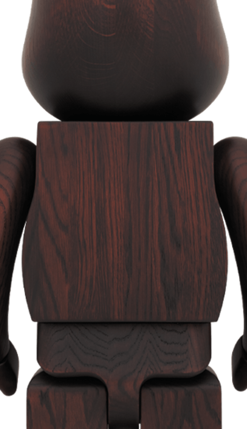Order Bearbrick x Karimoku 1000% 'Madera de Palo de Rosa'.