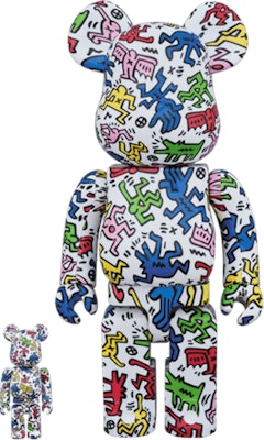 Bearbrick x Keith Haring 100% & 400% Set 'Multi' Buy Bearbrick x Keith Haring 100% & 400% Set 'Multi'