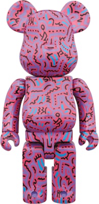 Bearbrick x Keith Haring 2 100%&400%組合『紫色』 Order Bearbrick x Keith Haring 2 100%&400%組合『紫色』