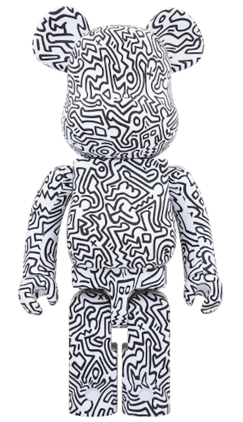 Bearbrick x Keith Haring #4 1000% White