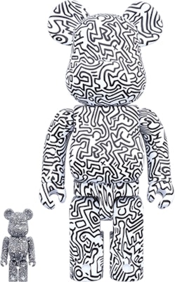 Bearbrick x Keith Haring #4 100% & 400% Set 'White' Buy Bearbrick x Keith Haring #4 100% & 400% Set 'White'